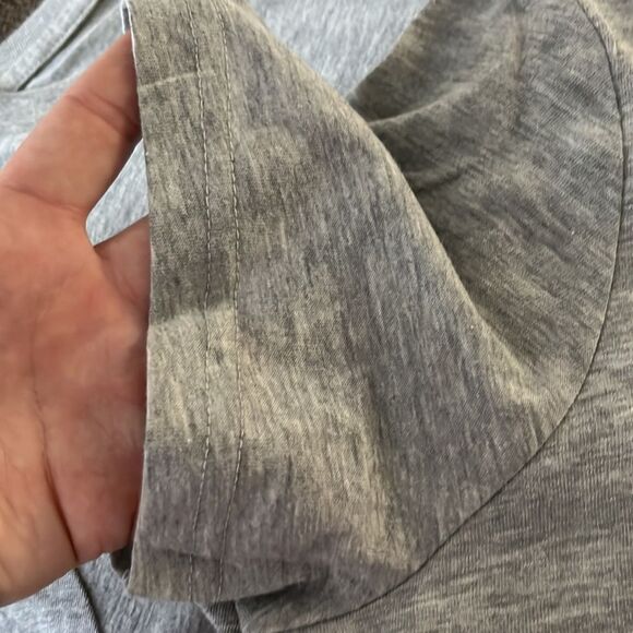 NFL LA Rams Sunday Football Women’s Short Sleeve Heather Gray T-Shirt- Large - Picture 11 of 16